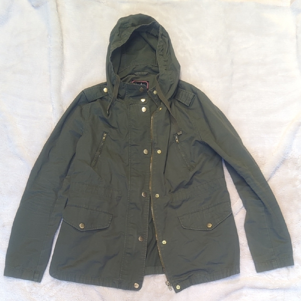Olive Hooded Women's Jacket